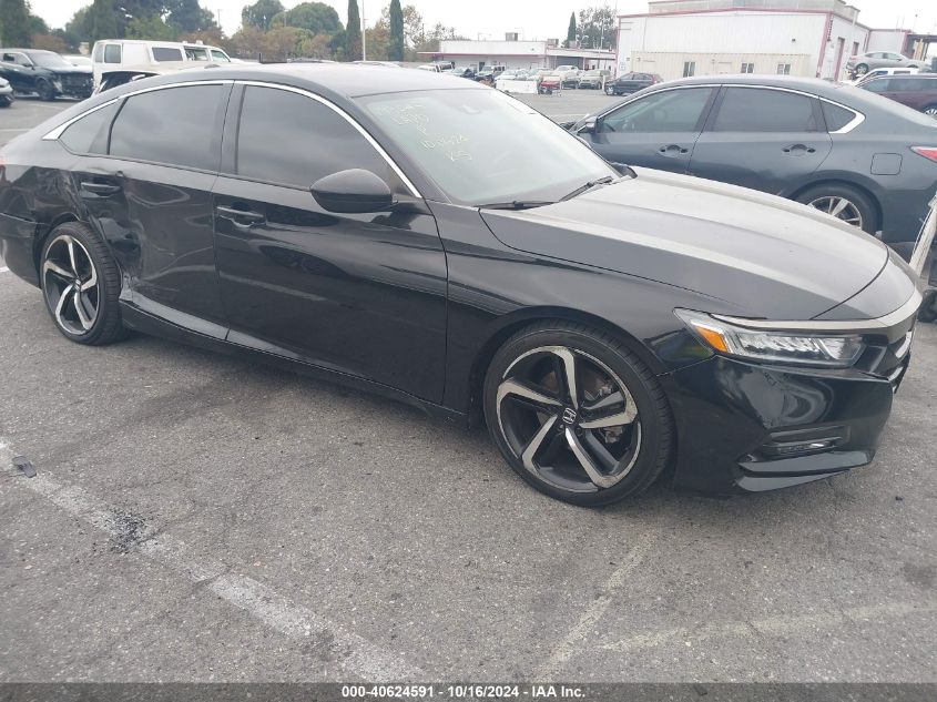 2018 Honda Accord Sport VIN: 1HGCV1F3XJA183376 Lot: 40624591