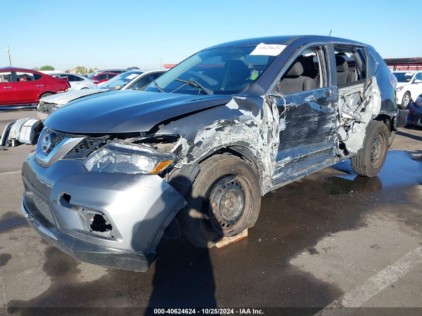 VIN KNMAT2MT7FP542305 2015 Nissan Rogue, S no.2