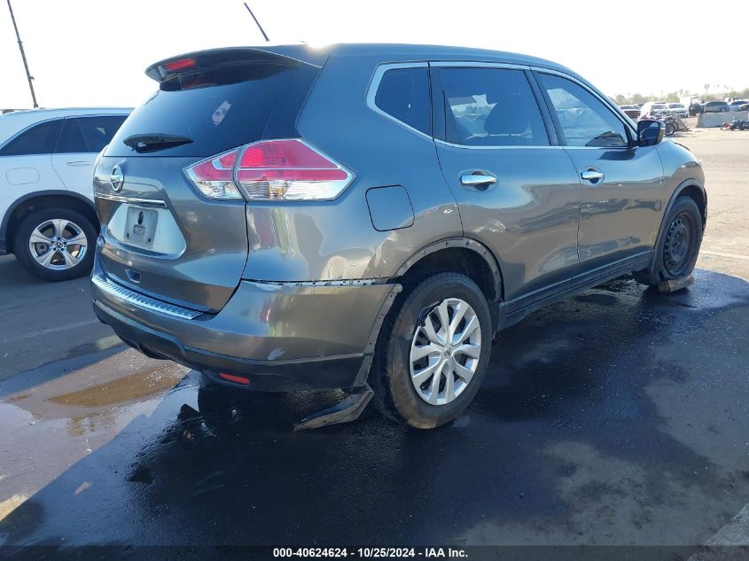 VIN KNMAT2MT7FP542305 2015 Nissan Rogue, S no.4