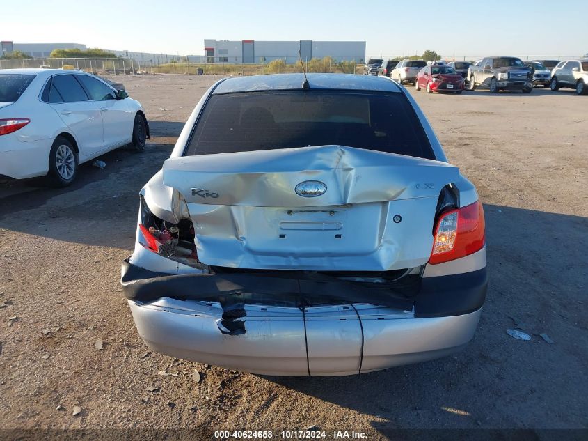 2008 Kia Rio Lx VIN: KNADE123X86316544 Lot: 40624658