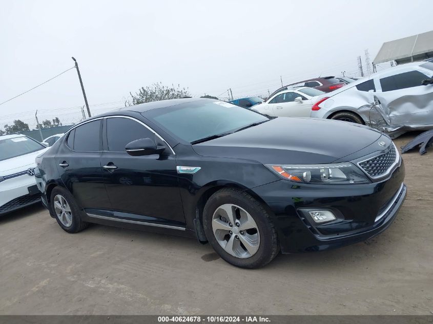 2015 Kia Optima Hybrid VIN: KNAGM4AD5F5077404 Lot: 40624678