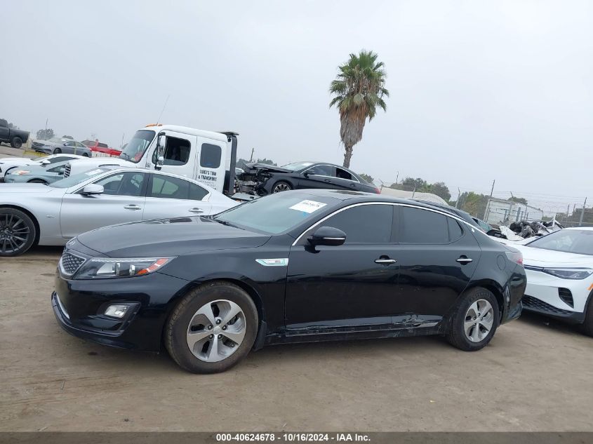 2015 Kia Optima Hybrid VIN: KNAGM4AD5F5077404 Lot: 40624678