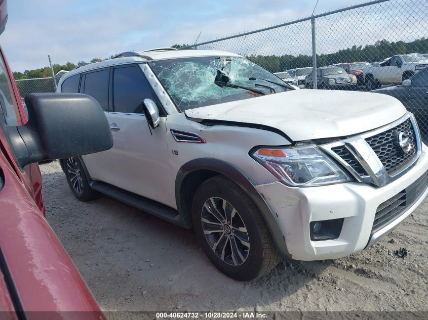 2018 Nissan Armada Sl VIN: JN8AY2ND9JX000192 Lot: 40624732