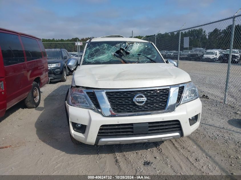 2018 Nissan Armada Sl VIN: JN8AY2ND9JX000192 Lot: 40624732