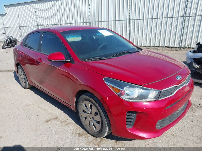 2018 Kia Rio S VIN: 3KPA24AB8JE096989 Lot: 40624755