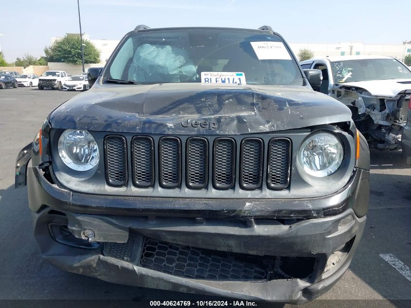 2017 Jeep Renegade Altitude 4X4 VIN: ZACCJBBB3HPG08315 Lot: 40624769