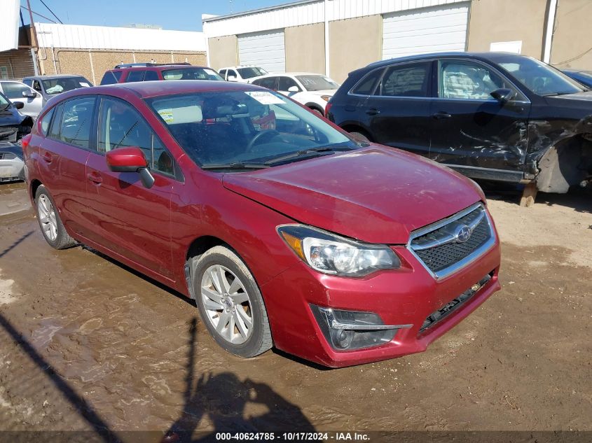 2015 SUBARU IMPREZA 2.0I PREMIUM - JF1GPAC60F8205382