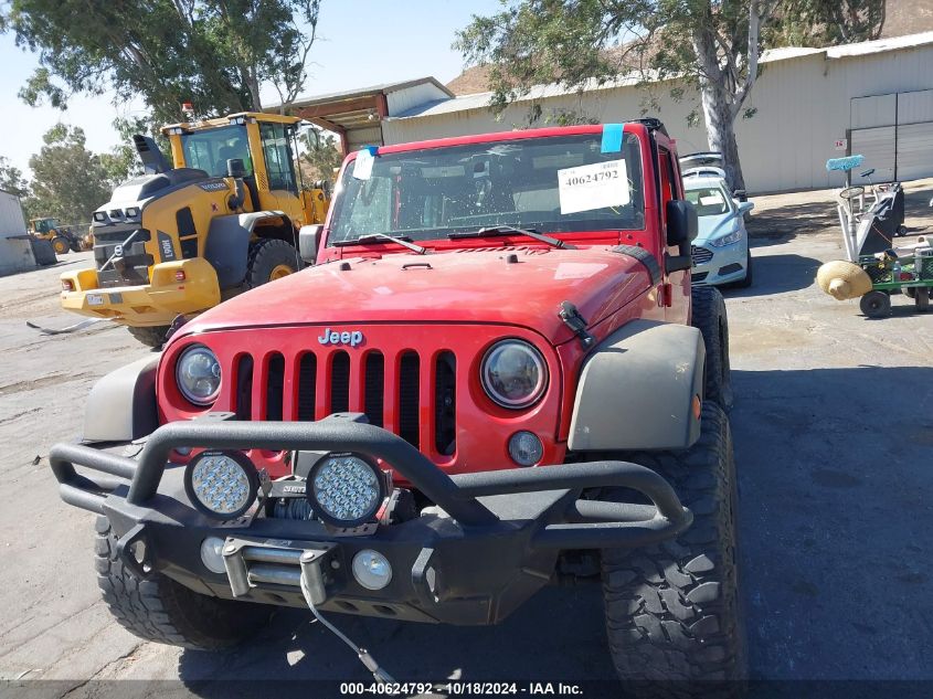 2014 Jeep Wrangler Unlimited Sport VIN: 1C4BJWDG3EL190947 Lot: 40624792