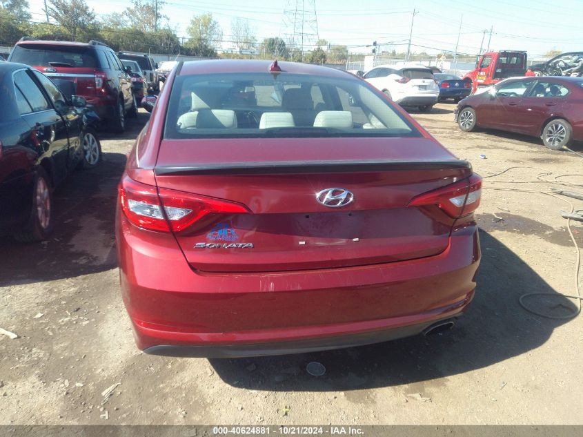 2015 Hyundai Sonata Se VIN: 5NPE24AF7FH118553 Lot: 40624881