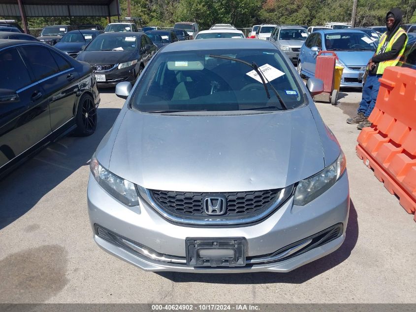 2013 Honda Civic Lx VIN: 2HGFB2F50DH551261 Lot: 40624902