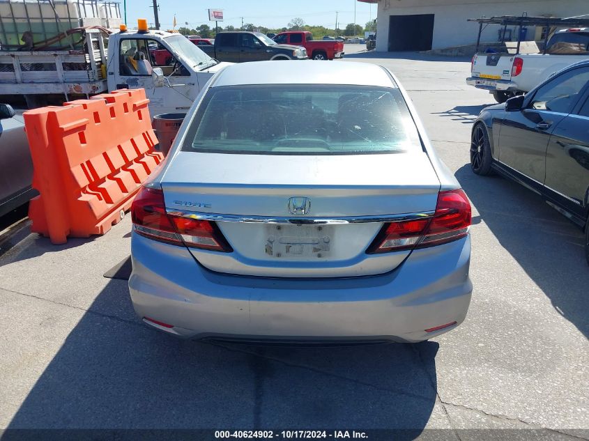 2013 Honda Civic Lx VIN: 2HGFB2F50DH551261 Lot: 40624902