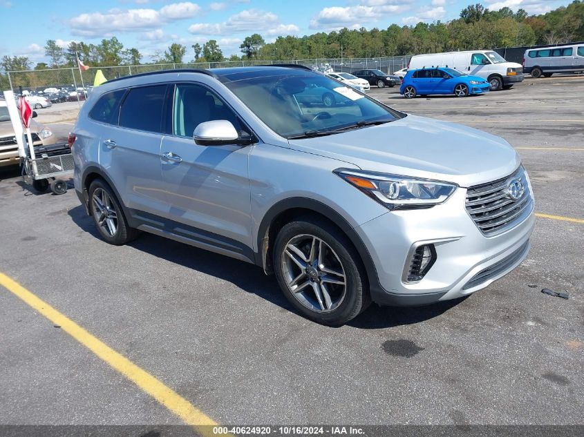 2017 Hyundai Santa Fe Limited Ultimate VIN: KM8SR4HF6HU216871 Lot: 40624920