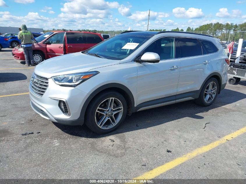 2017 Hyundai Santa Fe Limited Ultimate VIN: KM8SR4HF6HU216871 Lot: 40624920