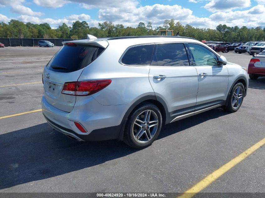 2017 Hyundai Santa Fe Limited Ultimate VIN: KM8SR4HF6HU216871 Lot: 40624920