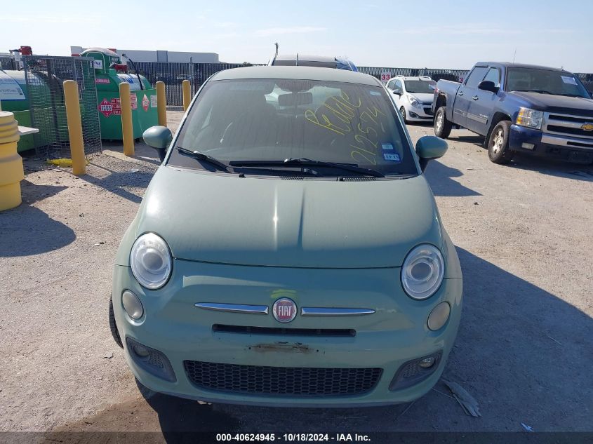 2012 Fiat 500 Sport VIN: 3C3CFFBR3CT212574 Lot: 40624945