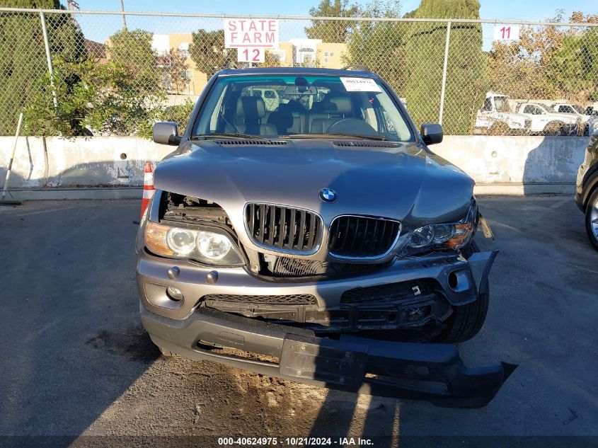 2006 BMW X5 3.0I VIN: 5UXFA13596LY42782 Lot: 40624975