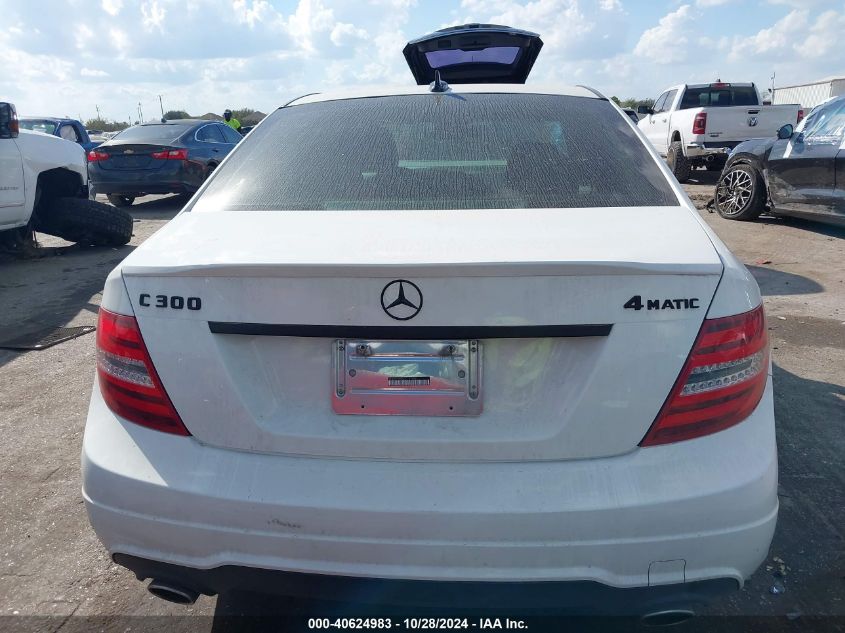 2013 Mercedes-Benz C 300 Luxury 4Matic/Sport 4Matic VIN: WDDGF8AB9DG132494 Lot: 40624983