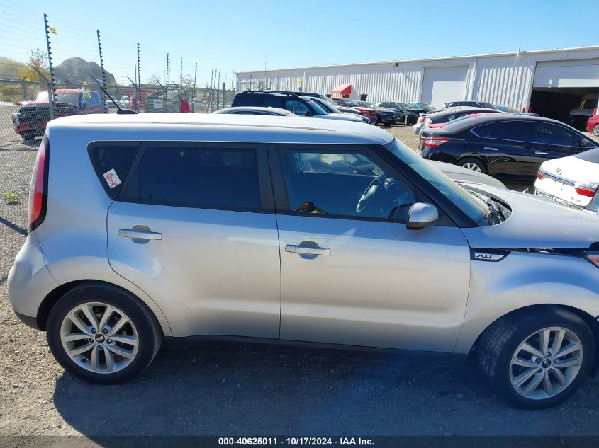 2018 Kia Soul + VIN: KNDJP3A53J7607952 Lot: 40625011