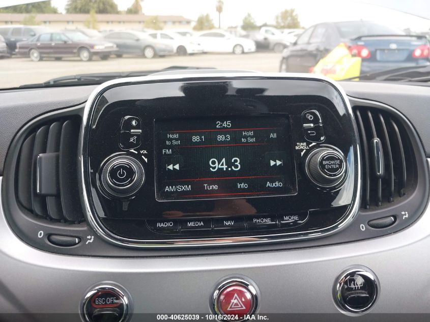 2017 Fiat 500E Battery Electric VIN: 3C3CFFGE1HT659059 Lot: 40625039