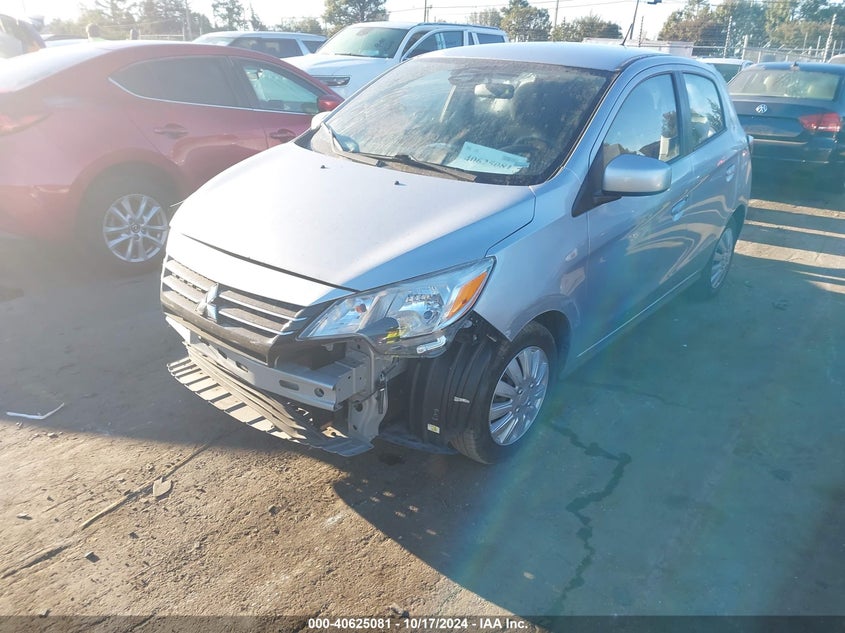 VIN ML32AUHJ6NH003300 2022 MITSUBISHI MIRAGE ES/LE