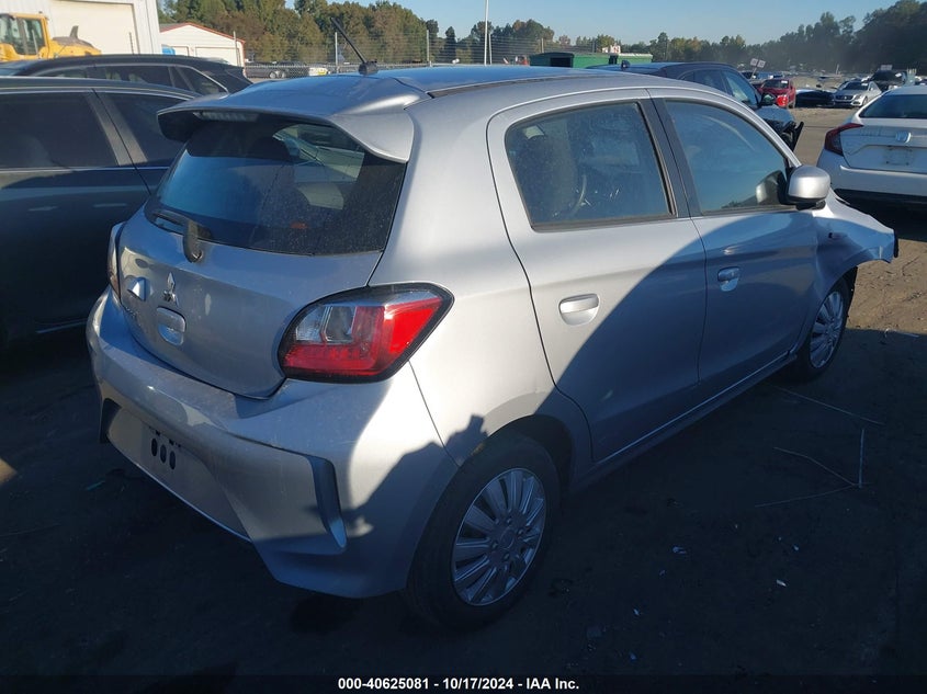 VIN ML32AUHJ6NH003300 2022 MITSUBISHI MIRAGE ES/LE