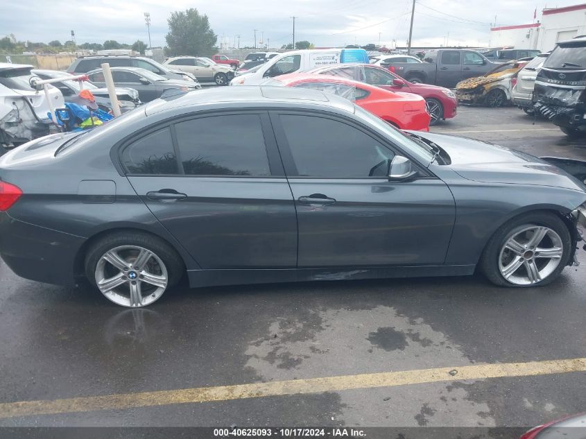 2014 BMW 320I xDrive VIN: WBA3C3C51EP662744 Lot: 40625093