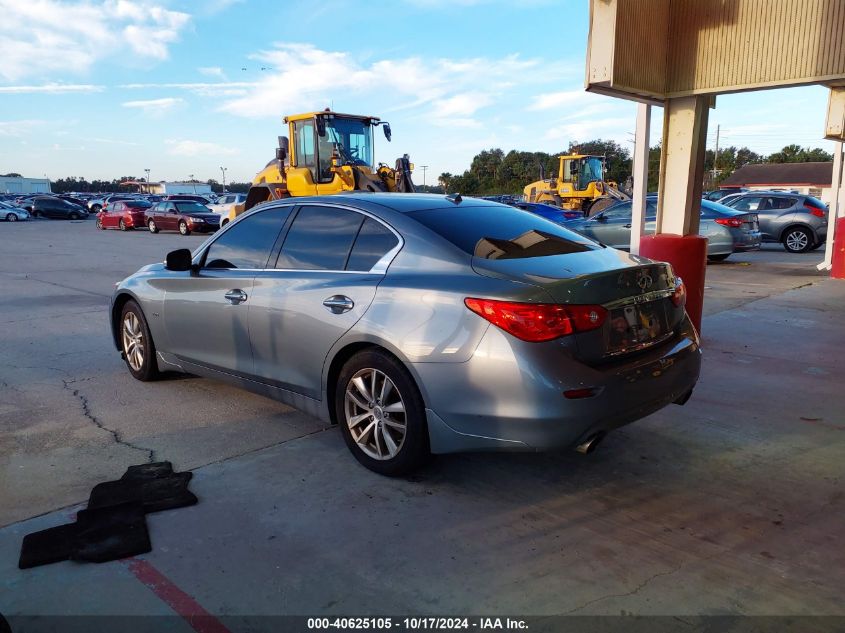 2016 Infiniti Q50 2.0T Premium VIN: JN1CV7AP4GM201196 Lot: 40625105