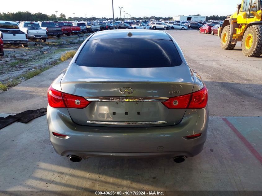 2016 Infiniti Q50 2.0T Premium VIN: JN1CV7AP4GM201196 Lot: 40625105