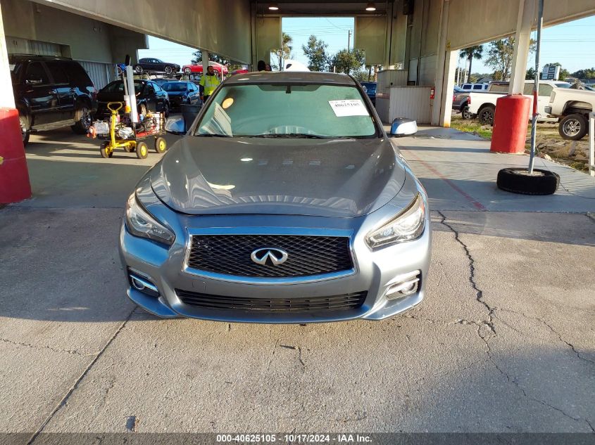 2016 Infiniti Q50 2.0T Premium VIN: JN1CV7AP4GM201196 Lot: 40625105