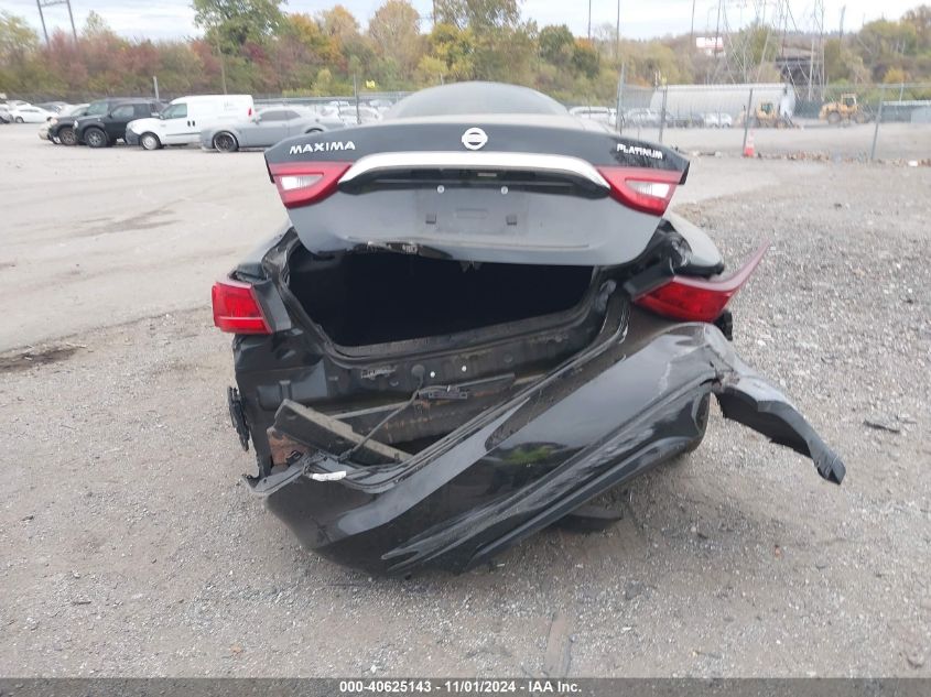 2017 Nissan Maxima 3.5 Platinum VIN: 1N4AA6AP1HC375430 Lot: 40625143