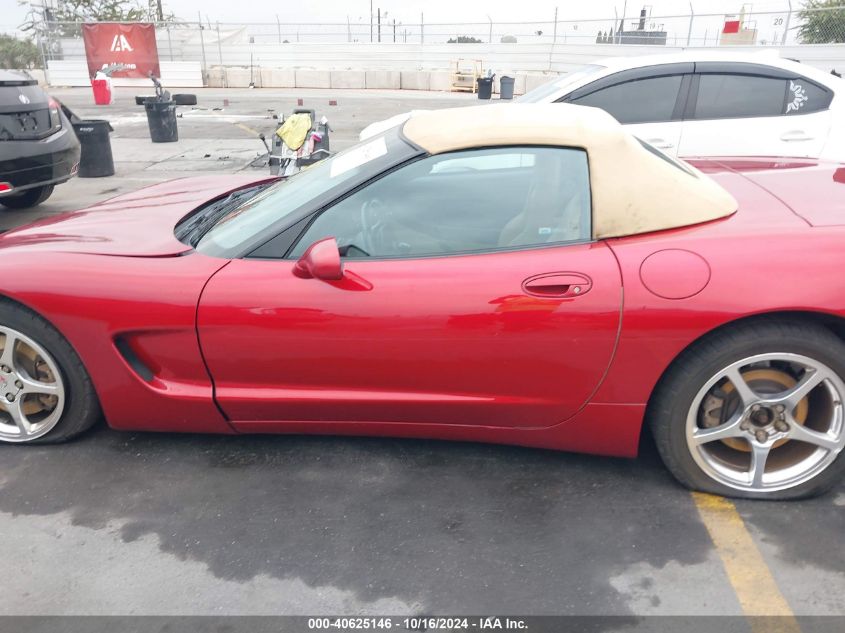 2000 Chevrolet Corvette VIN: 1G1YY32G9Y5113377 Lot: 40625146