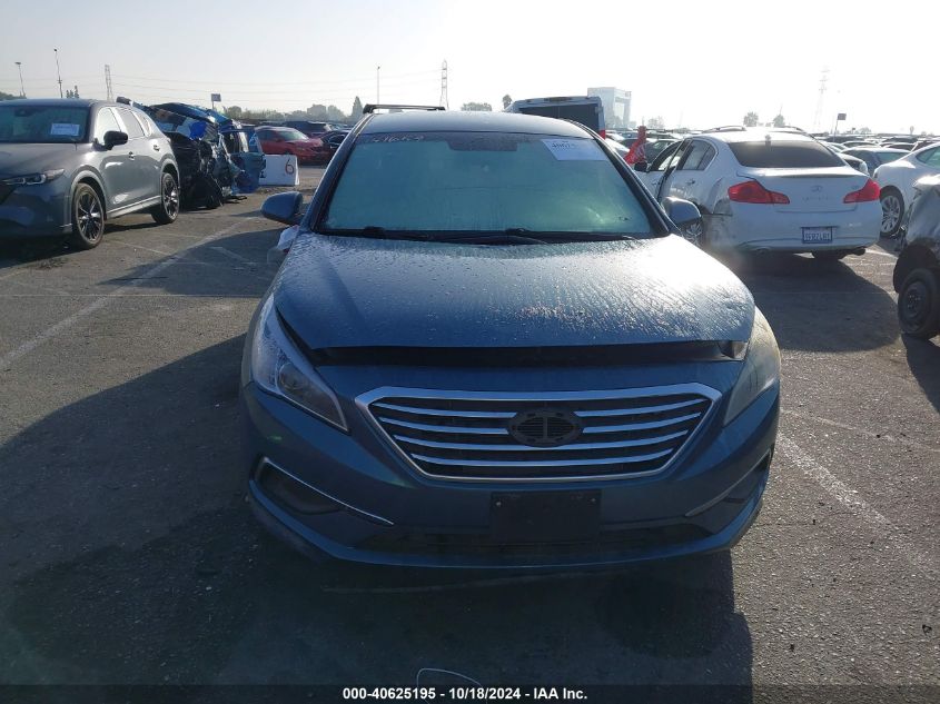 2016 Hyundai Sonata Se VIN: 5NPE24AF8GH265871 Lot: 40625195