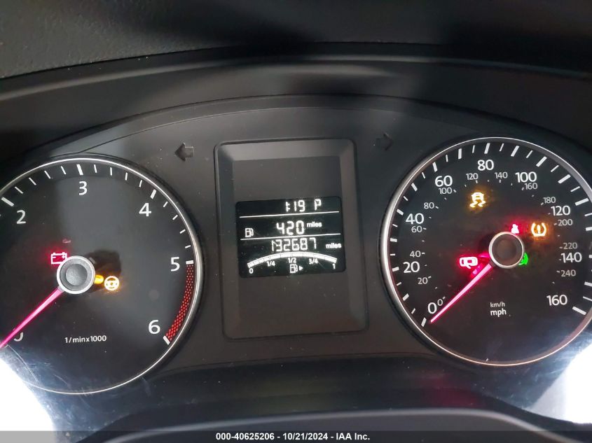 2012 Volkswagen Jetta 2.0L Tdi VIN: 3VWLL7AJXCM038452 Lot: 40625206