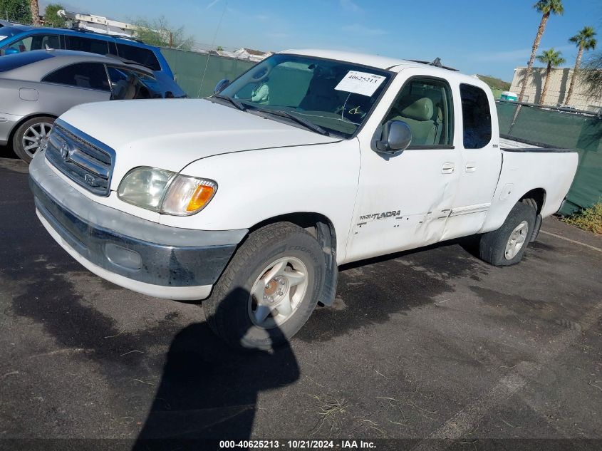 2002 Toyota Tundra Sr5 V8 VIN: 5TBRT34102S239818 Lot: 40625213