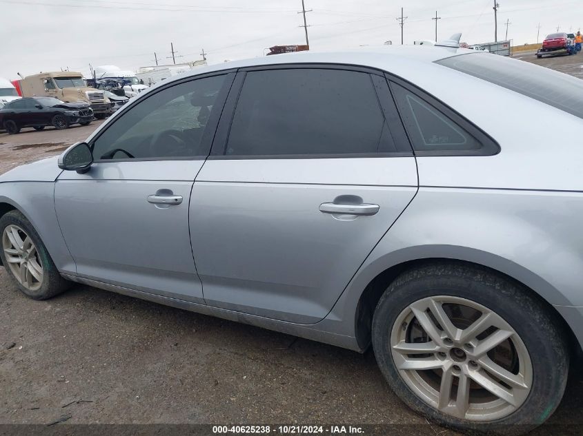 2017 Audi A4 Premium VIN: WAUANAF4XHN029684 Lot: 40625238