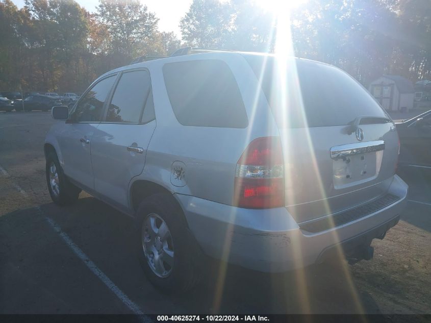 2003 Acura Mdx VIN: 2HNYD18223H534288 Lot: 40625274