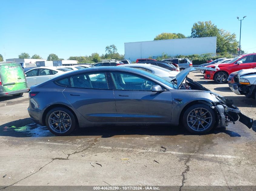 2022 Tesla Model 3 Long Range Dual Motor All-Wheel Drive VIN: 5YJ3E1EB3NF178170 Lot: 40625290