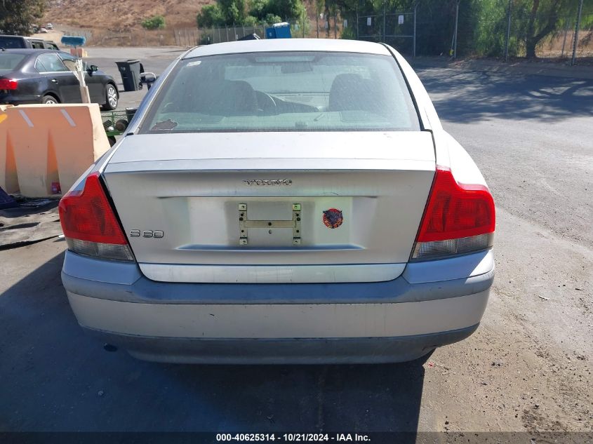 2004 Volvo S60 VIN: 55555550000555555 Lot: 40625314