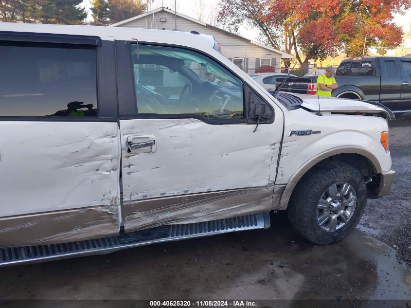 2011 Ford F-150 Lariat VIN: 1FTFW1EFXBFA11678 Lot: 40625320