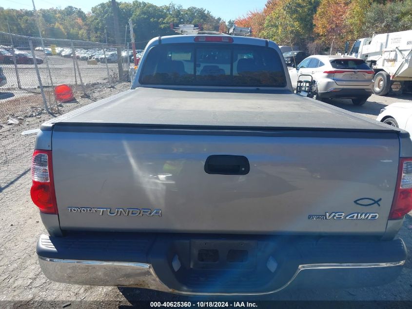 2005 Toyota Tundra Sr5 V8 VIN: 5TBBT44185S456643 Lot: 40625360