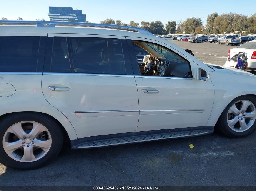 2011 Mercedes-Benz Gl 450 4Matic VIN: 4JGBF7BE5BA675599 Lot: 40625402