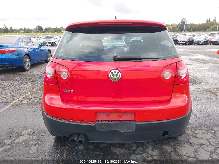 2007 Volkswagen Gti 4-Door VIN: WVWHV71K57W072042 Lot: 40625433