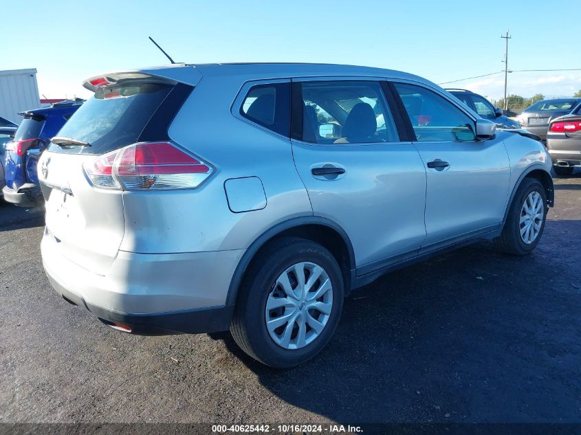 2016 Nissan Rogue S/Sl/Sv VIN: KNMAT2MT3GP690470 Lot: 40625442