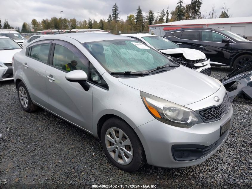 2013 Kia Rio Lx VIN: KNADM4A3XD6230909 Lot: 40625452