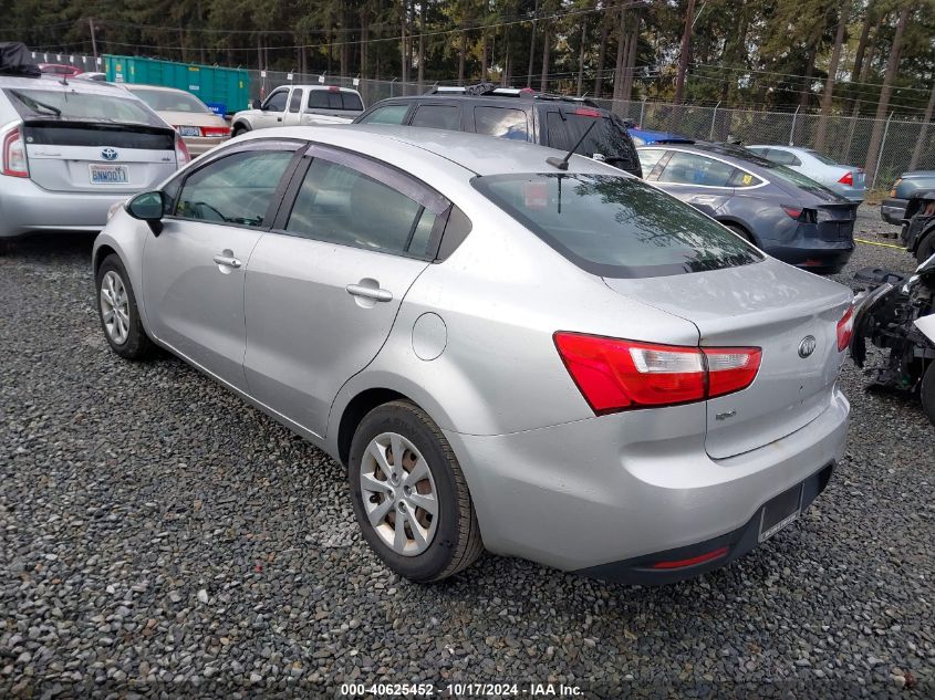 2013 Kia Rio Lx VIN: KNADM4A3XD6230909 Lot: 40625452