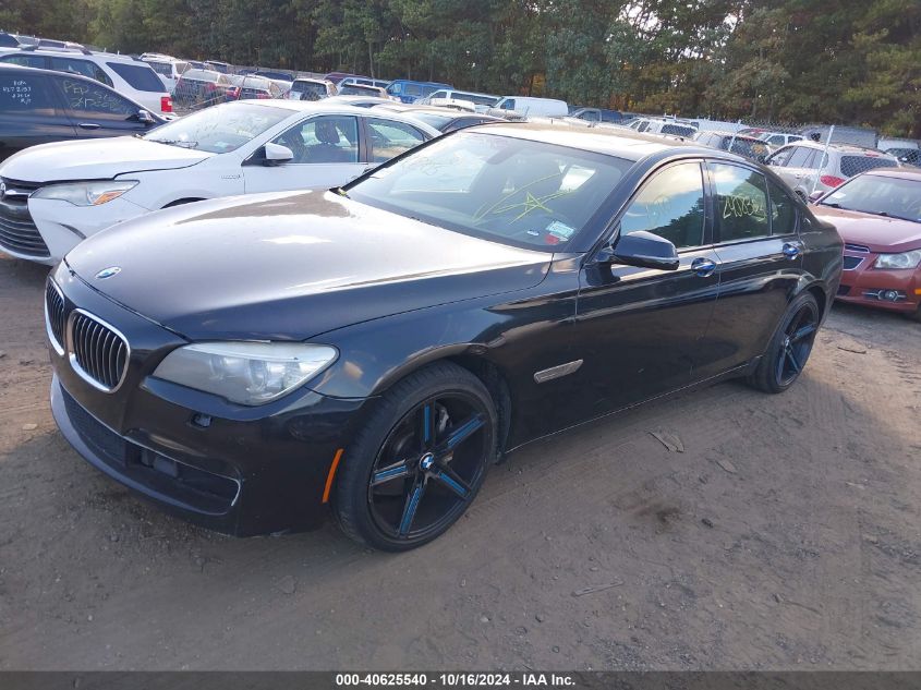 2013 BMW 740I VIN: WBAYA6C53DC995336 Lot: 40625540