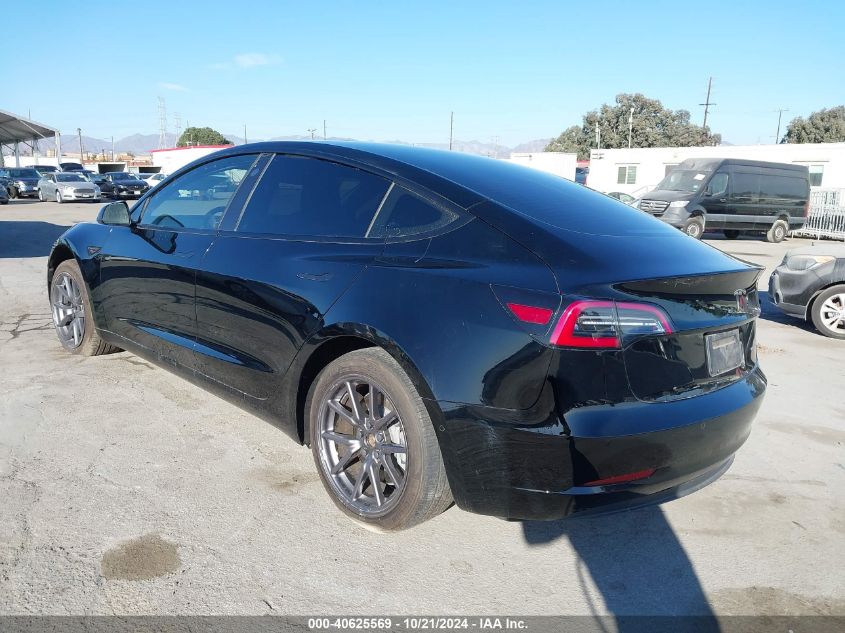 2022 TESLA MODEL 3 LONG RANGE DUAL MOTOR ALL-WHEEL DRIVE - 5YJ3E1EB9NF143293