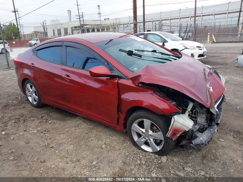 2013 Hyundai Elantra Gls/Limited VIN: 5NPDH4AE4DH376673 Lot: 40625592