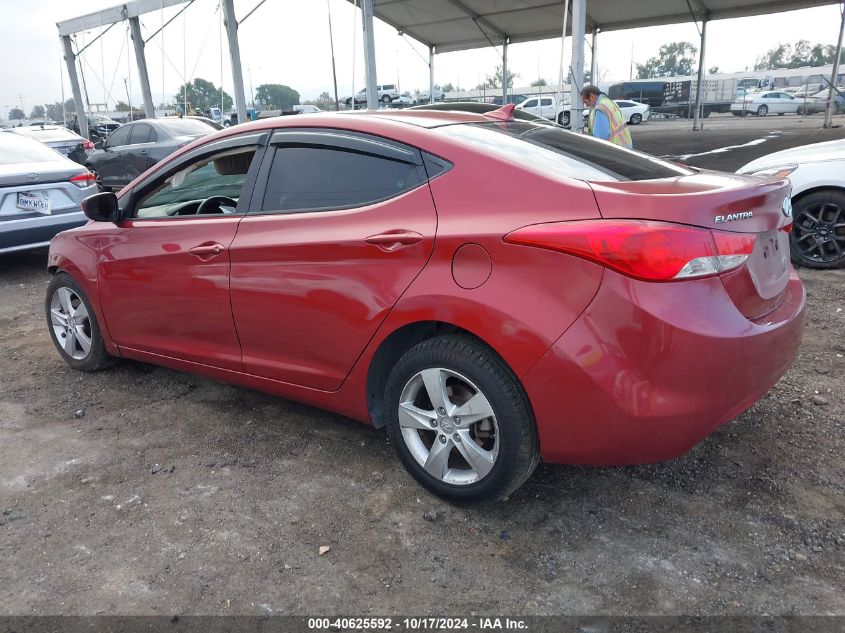 2013 Hyundai Elantra Gls/Limited VIN: 5NPDH4AE4DH376673 Lot: 40625592