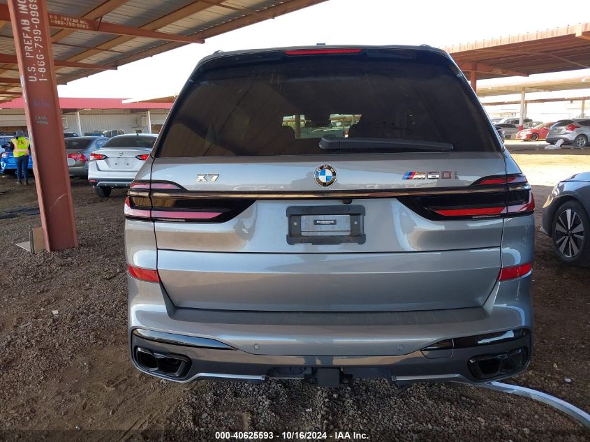 2023 BMW X7 M60I VIN: 5UX33EM0XP9N87811 Lot: 40625593